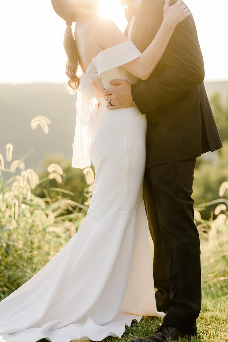 Wedding bride and groom