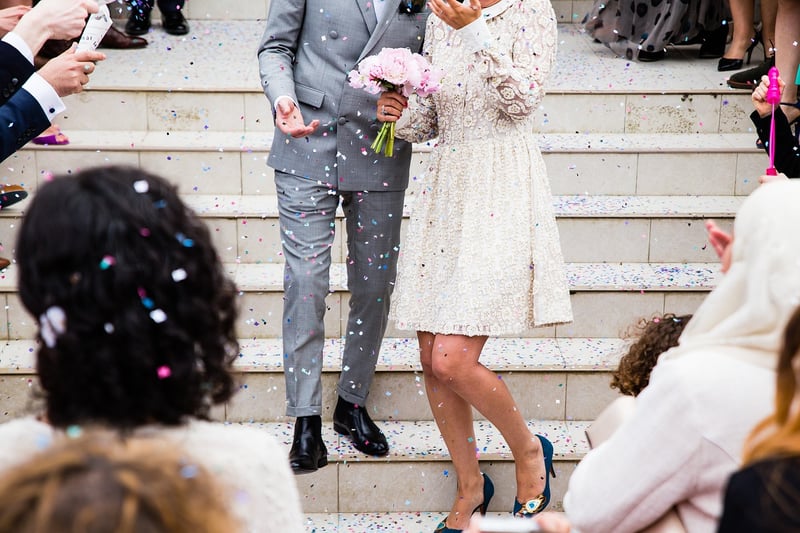 Wedding ceremony aisle